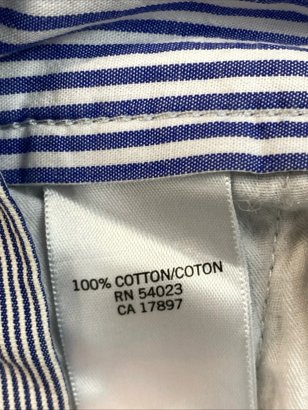 Banana Republic Chino Shorts Mens Size 34 Swordfish Pinstripe Preppy Coastal